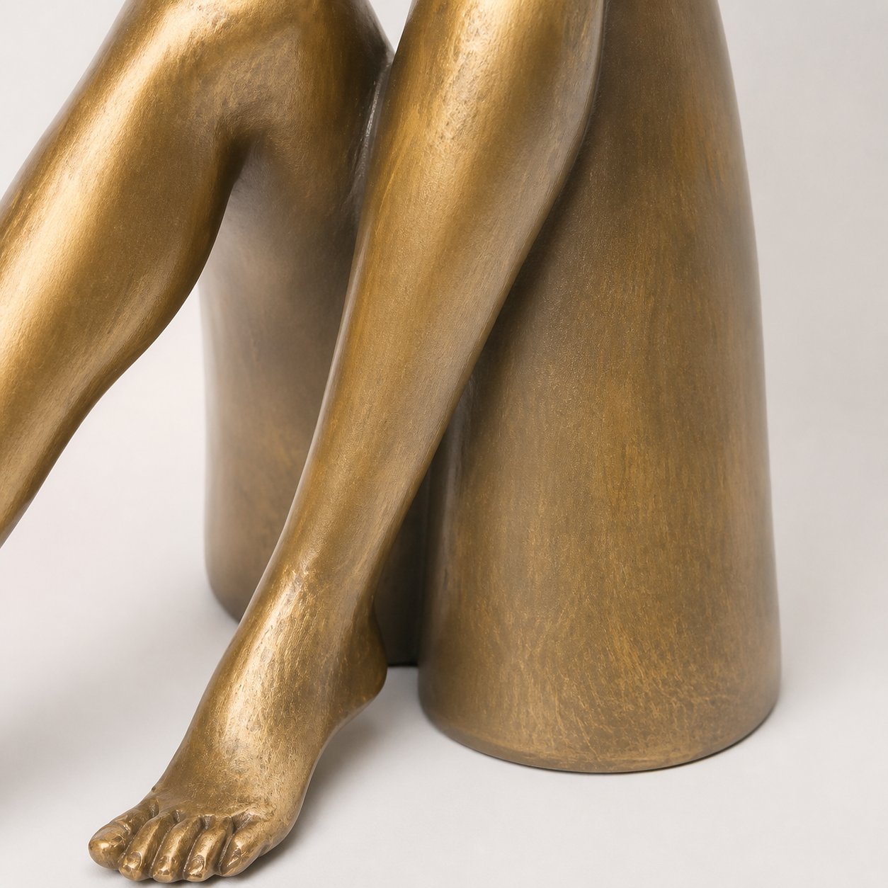 Kickra Modern Designer Candle Holder with Gold Leg-Inspired Base U22
