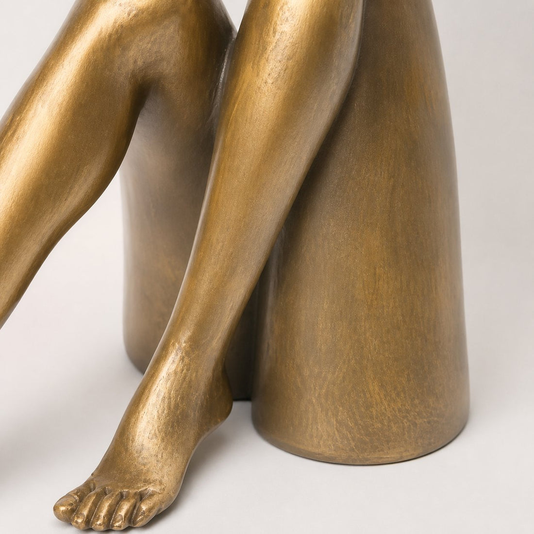 Kickra Modern Designer Candle Holder with Gold Leg-Inspired Base U22