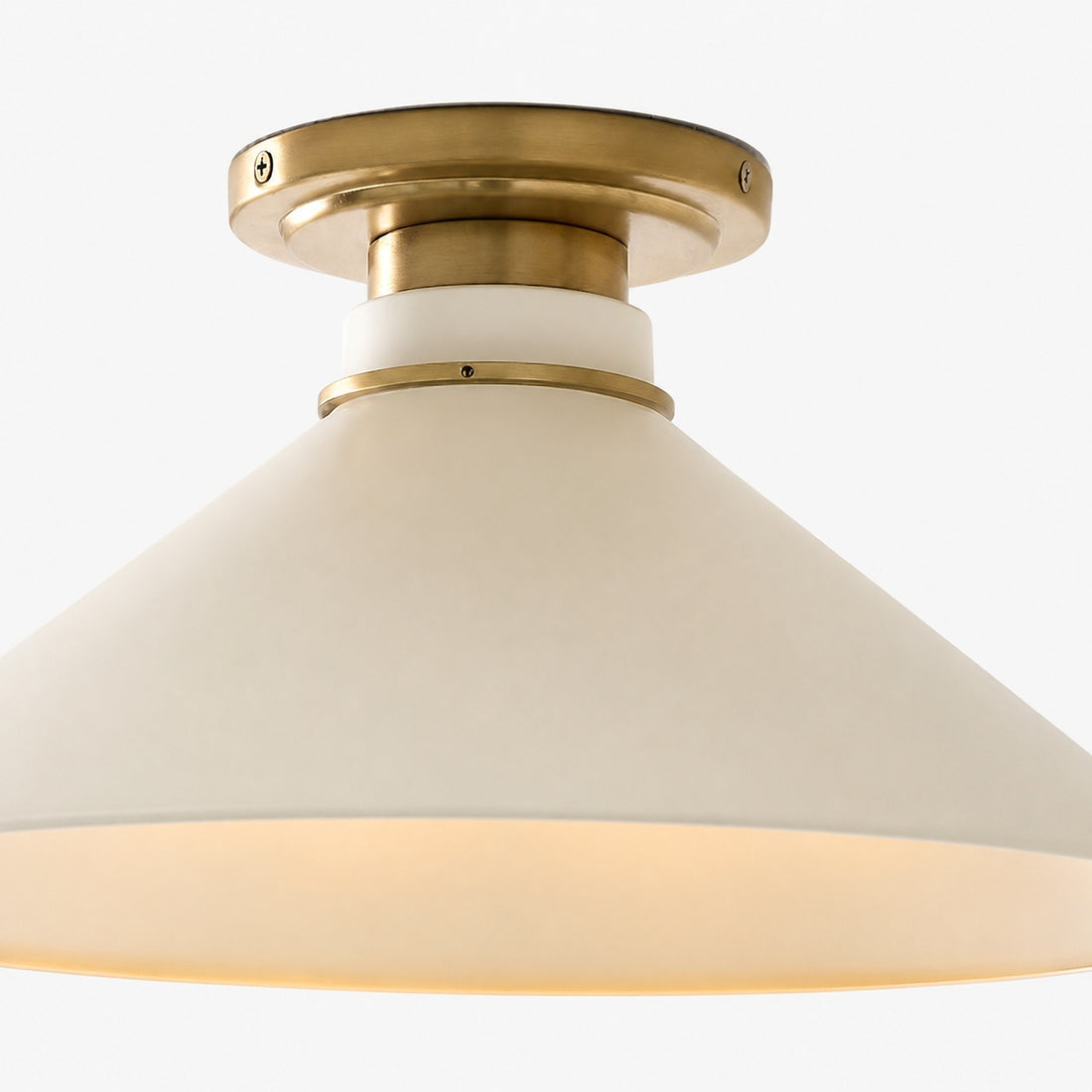 Aurenza Timeless Flush Mount Light - Farmhouse Design with Simple Elegant Charm