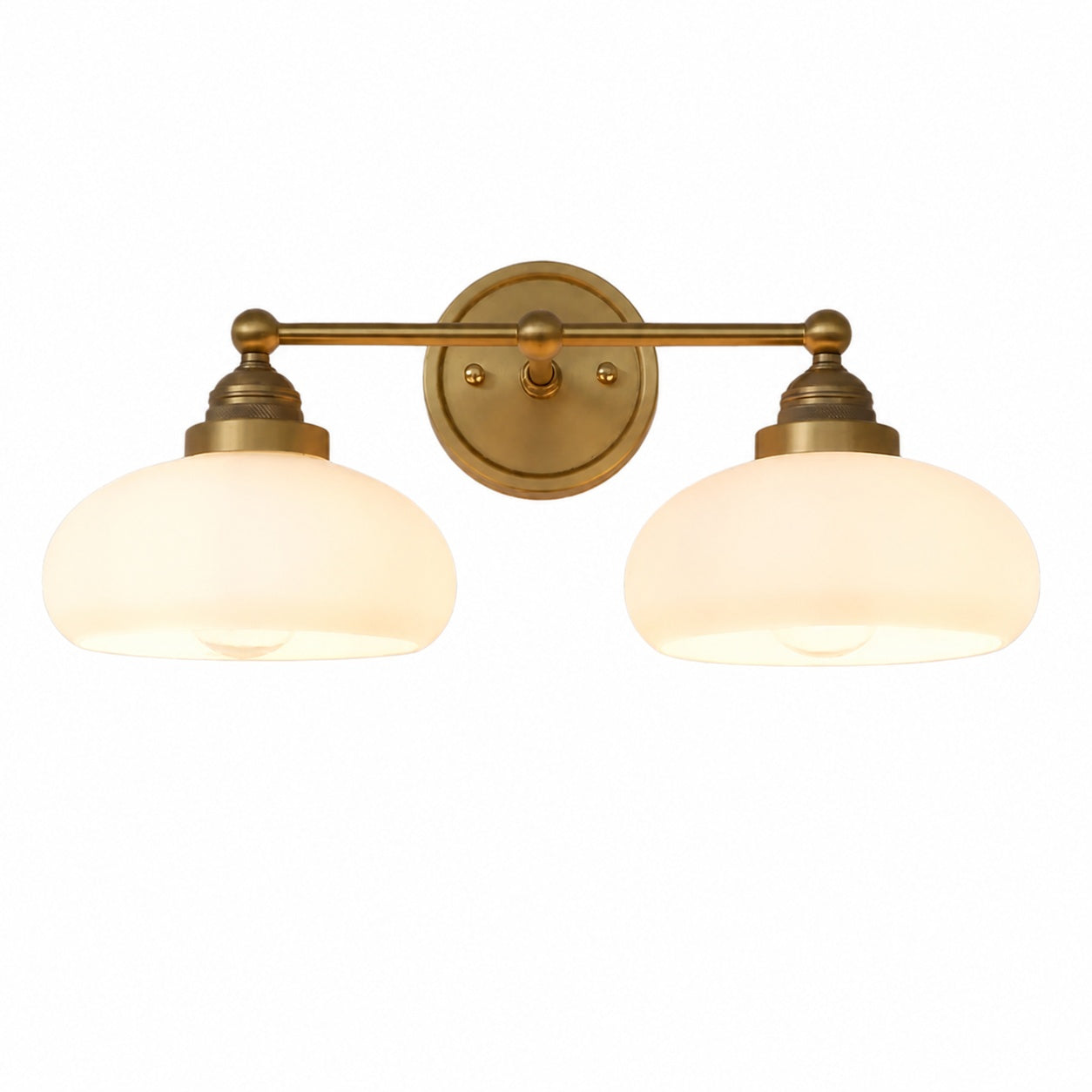 Velora Vintage Industrial Wall Sconce with Glass Shade for Hallway and Entryway