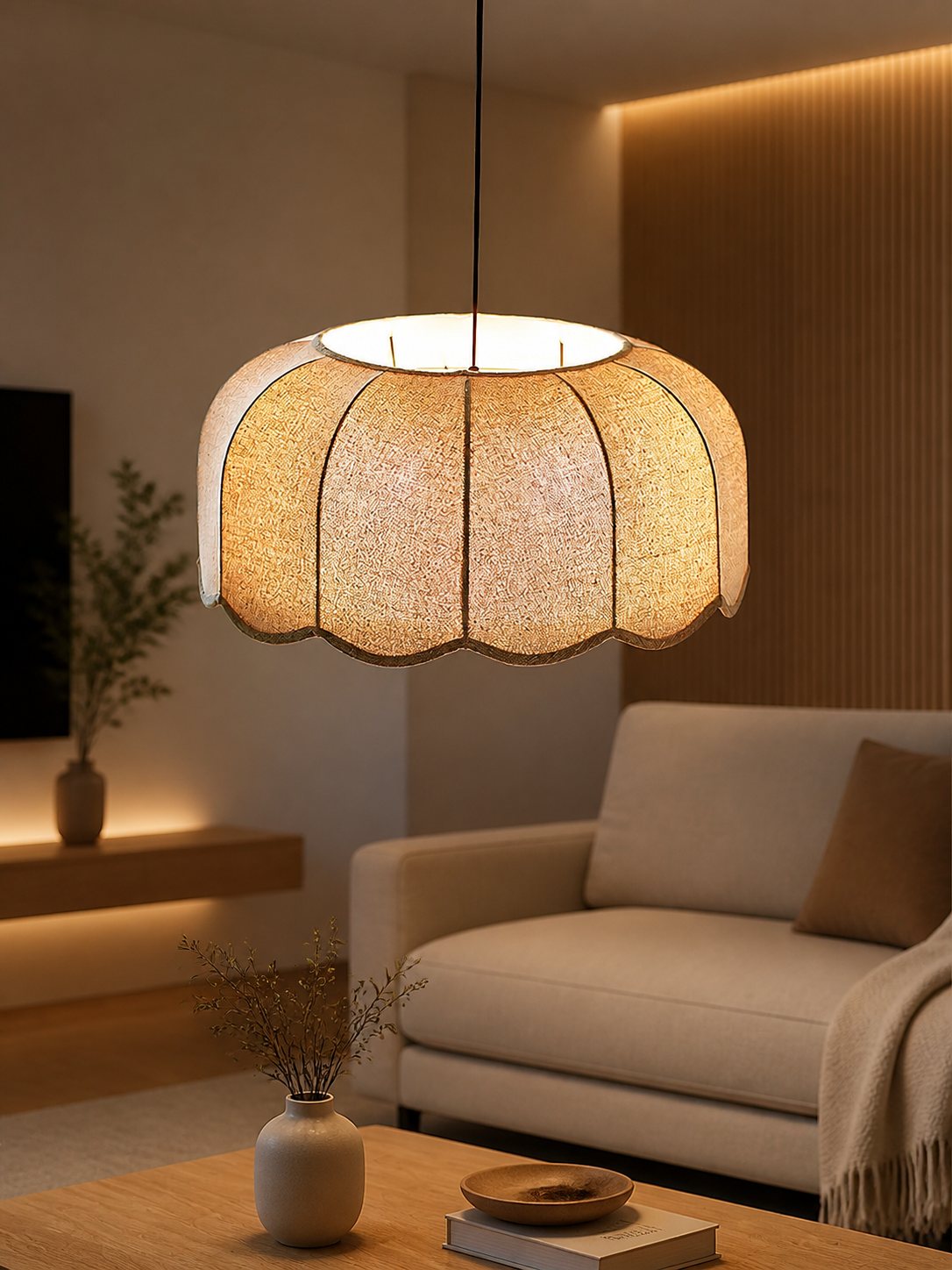 Banana Leaf Pendant Lamp