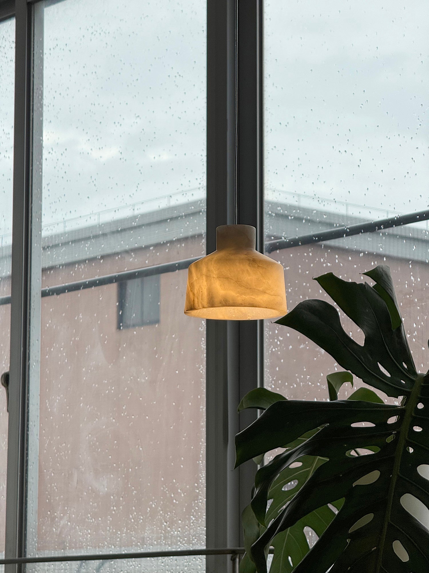 Alabaster Veining Pendant Lamp