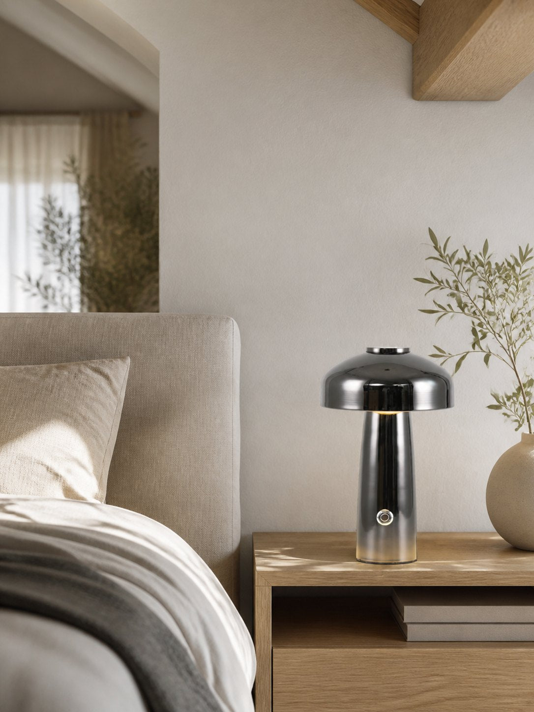 Leon Mushroom Table Lamp (built-in battery)