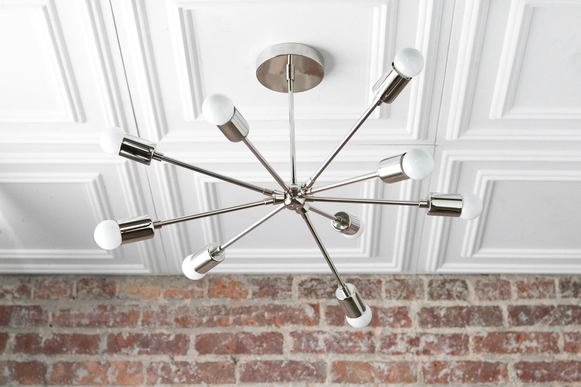 Mobilux Line Modern Chandelier - Mid Century Ceiling Light Fixture