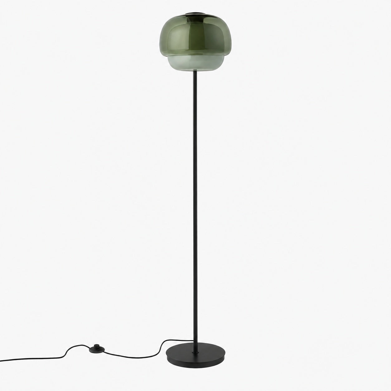 Clinco Modern Mushroom Floor Lamp - Colored Glass Design