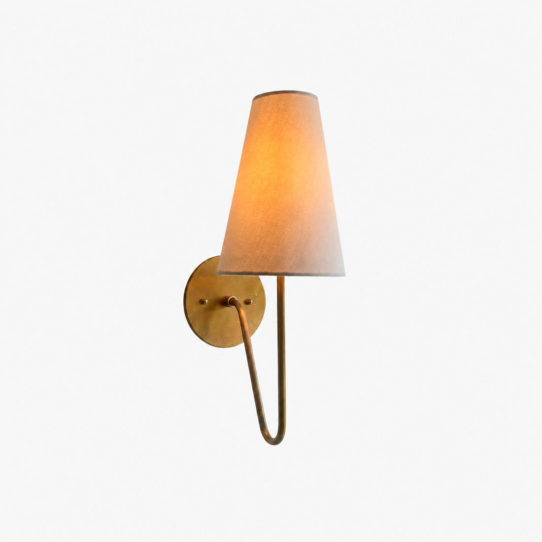 Organic Glass Scoop Wall Light – Minimalist Modern Decorative Ambient Sconce for Living Room