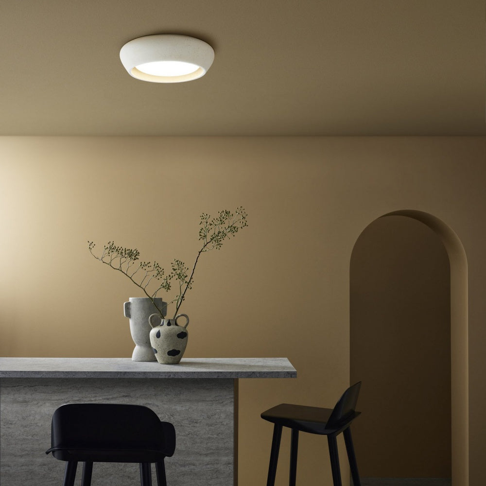 Nordic Plaster Ceiling Light - Minimalist LED Ceiling Light