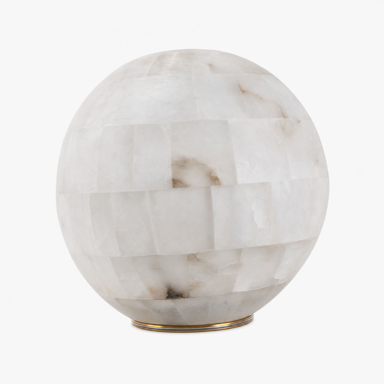 Alabaster Ball Table Lamp
