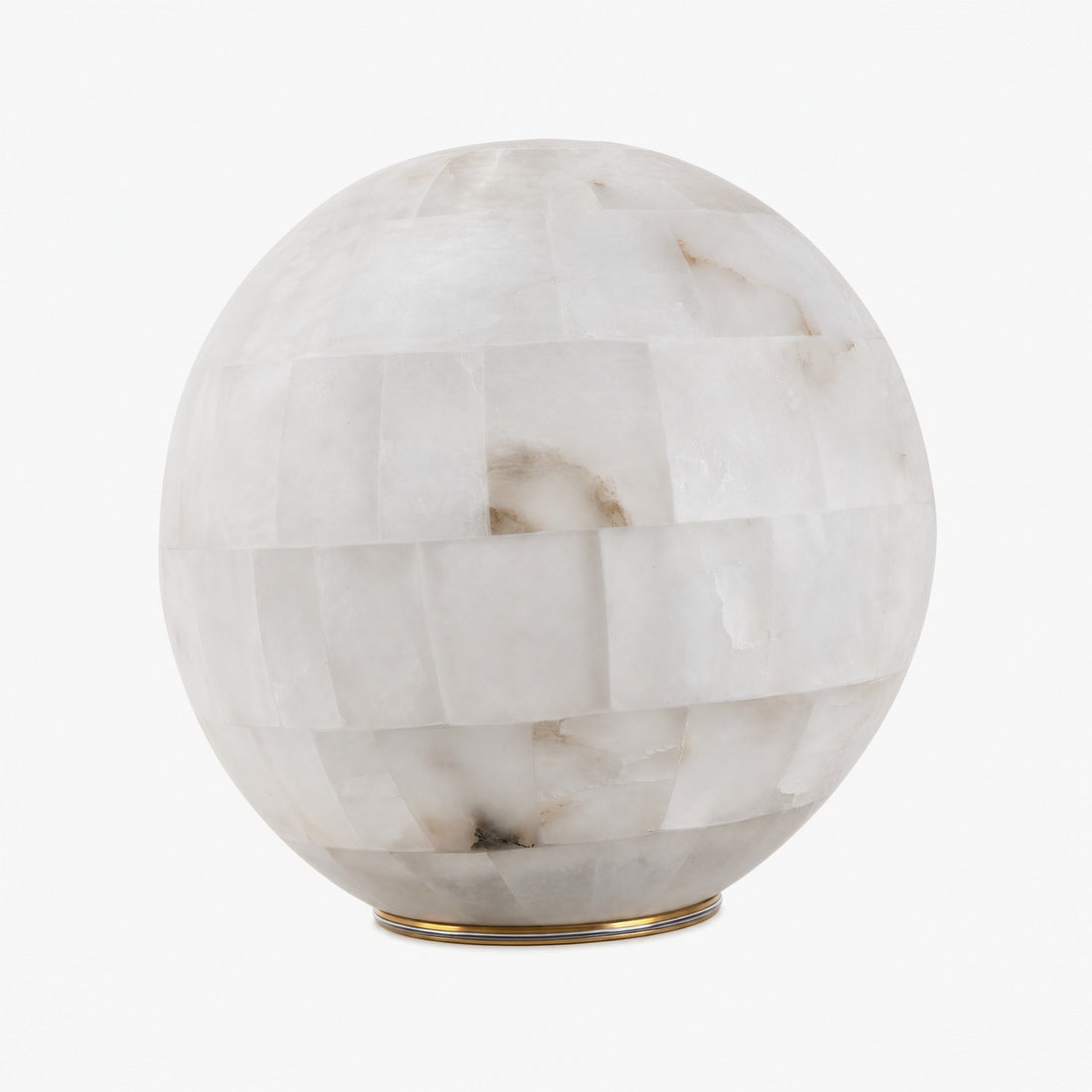 Alabaster Ball Table Lamp