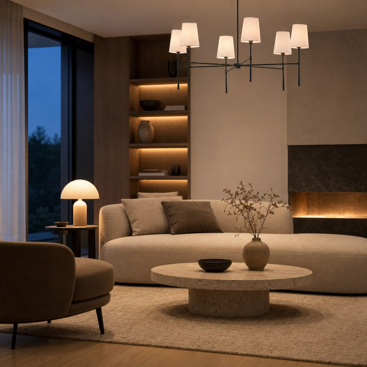 Rhodes Round Chandelier
