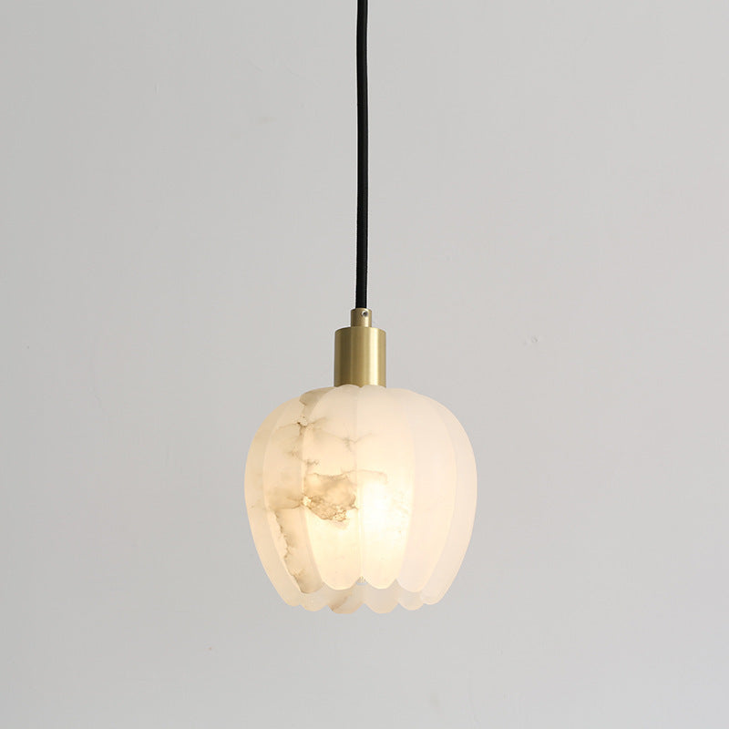 Modern Minimalist Alabaster Pendant Light