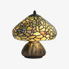 TF Sorenia Table Lamp – Warm Stained-Glass Floral Art-style Lamp for Living Room or Bedroom