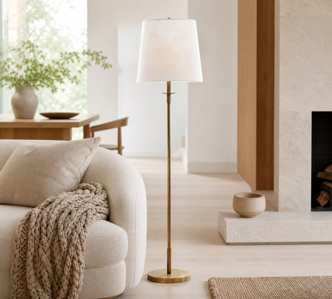 Rowan Articulating Floor Lamp - Adjustable Iron Design for Task Lighting