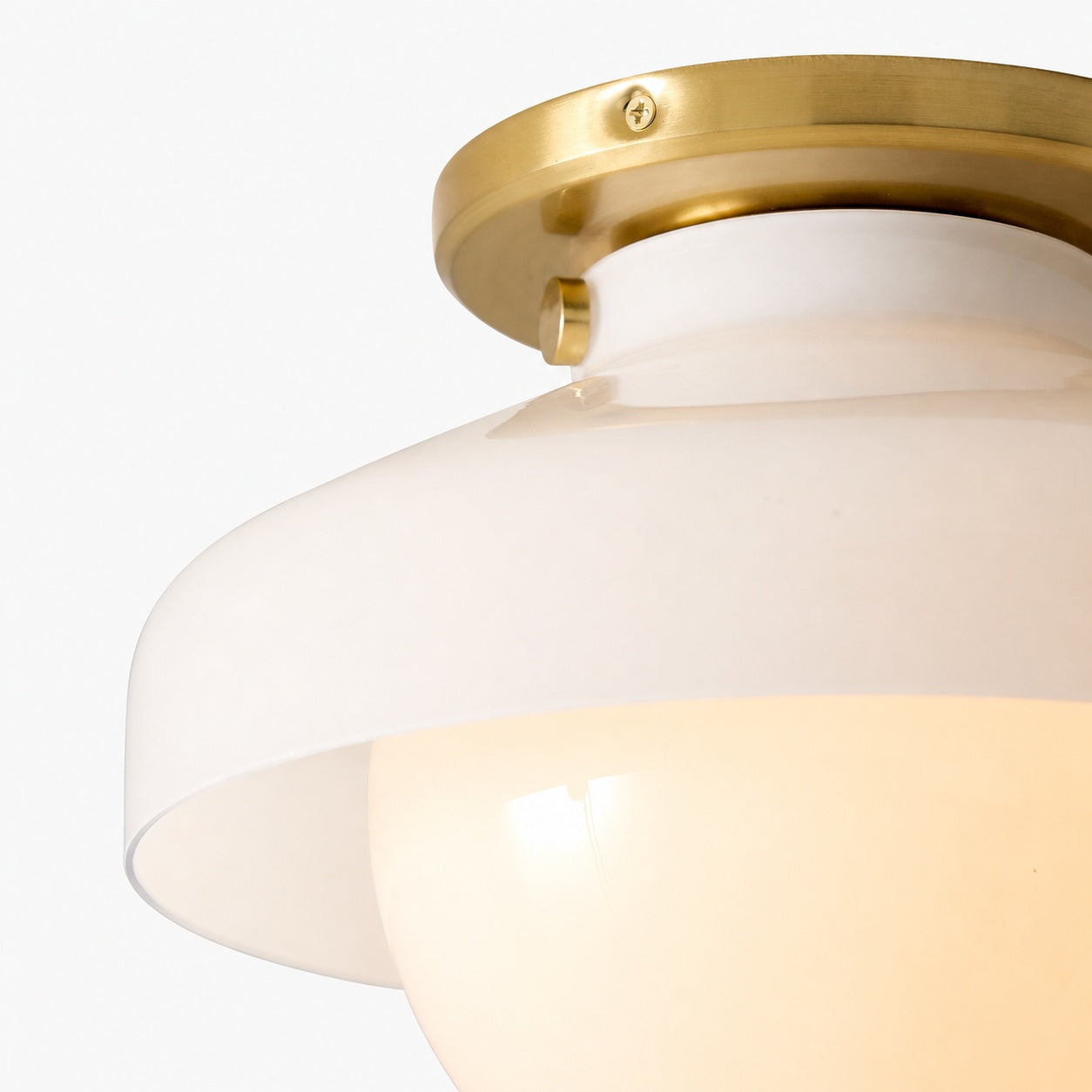 Hanton Modern Flush Mount Ceiling Light - Metal Minimalist Fixture for Home
