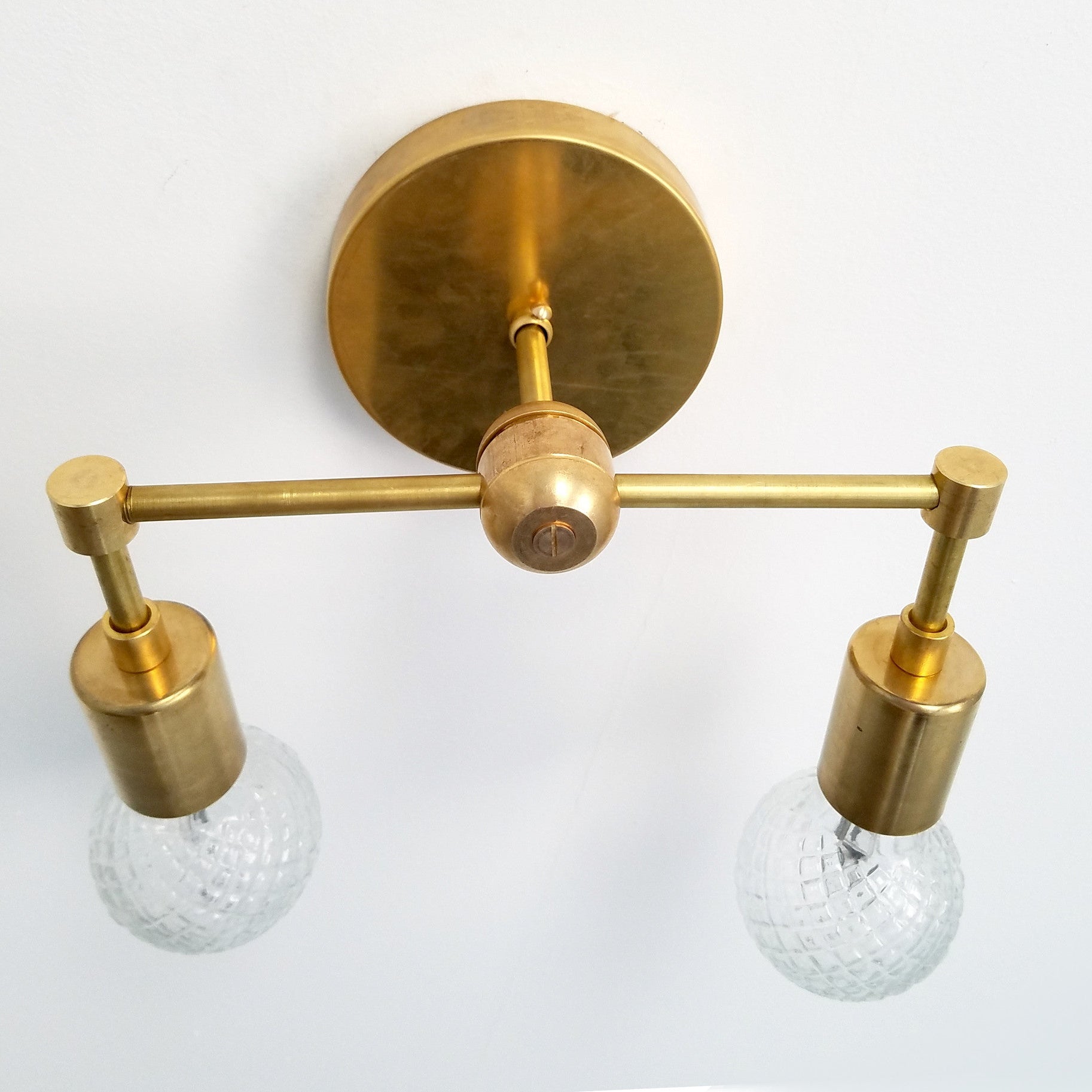 Small Two Light Wall Sconce - Contemporary Finish For Home Spaces
