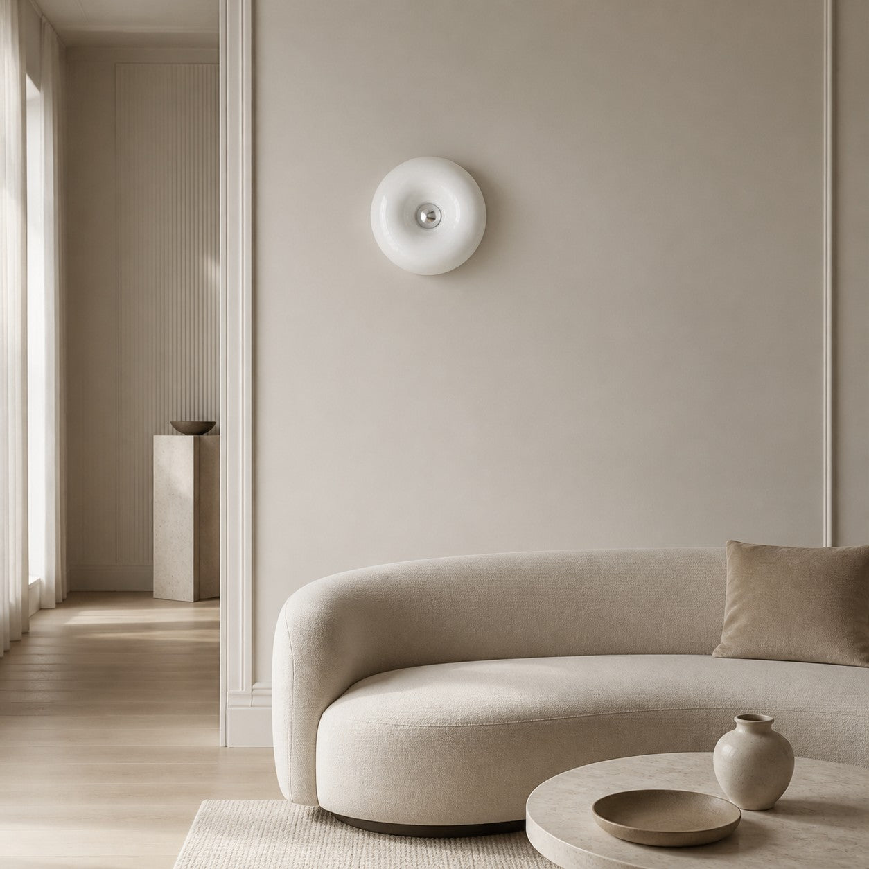 Halorentis Bauhaus Donut Design Table and Wall Lamp – Sculptural Modern Lighting for Living Spaces N11