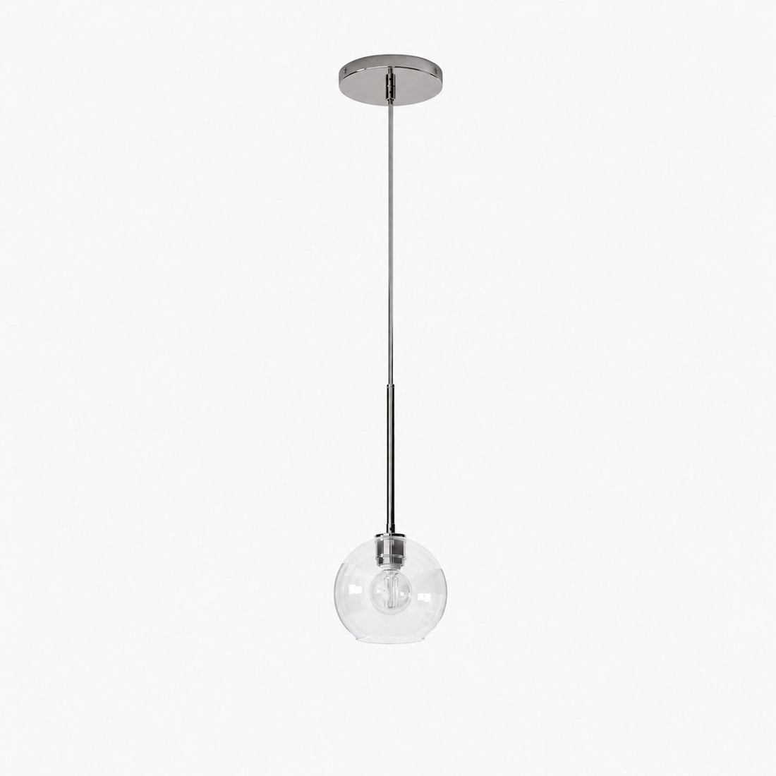 Selvion Sculptural Globe Pendant Light - Modern Glass Pendant Lamp - Sleek Design