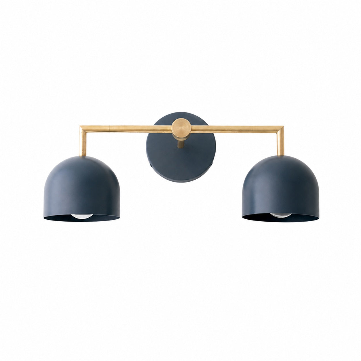 Metio Dome Farmhouse Vanity Wall Light Colorful Metal Sconce