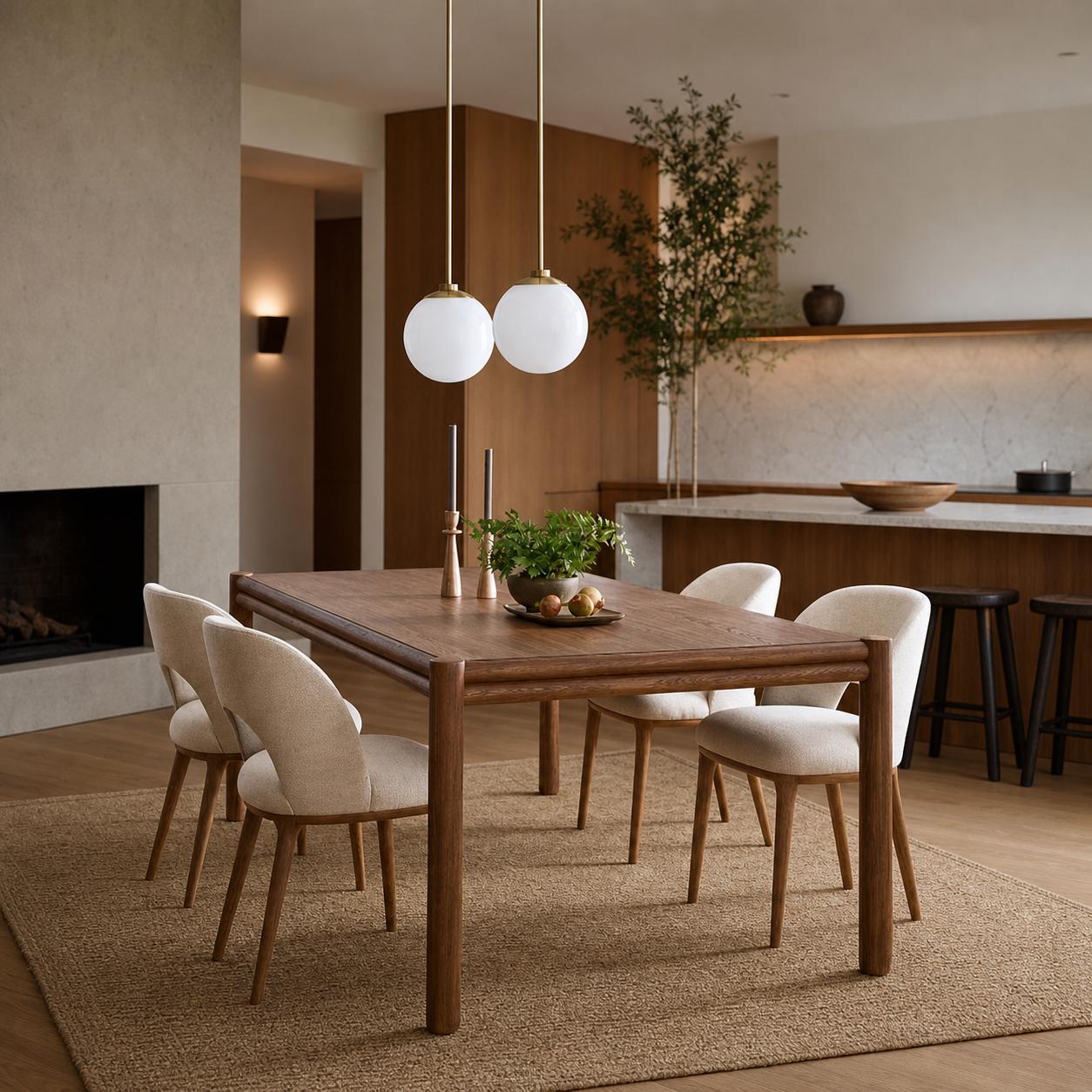 Rivolence Globe Pendant Light - Elegant Brass Lighting