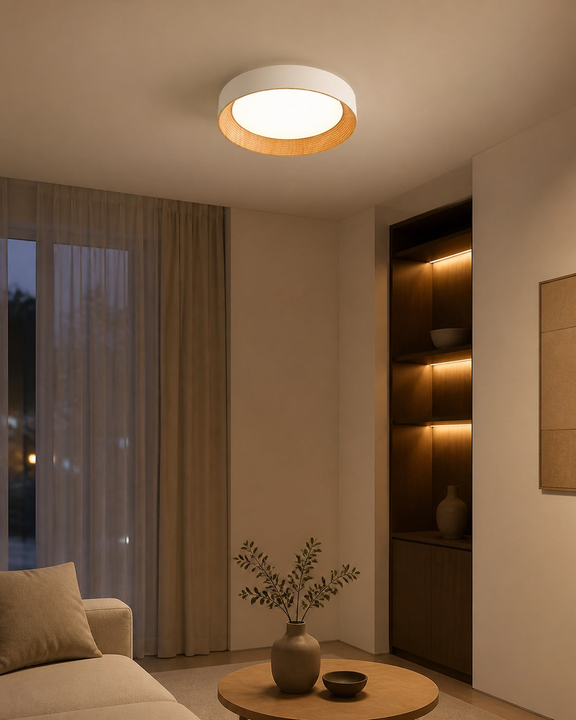 Minimalist LED Round Ceiling Light