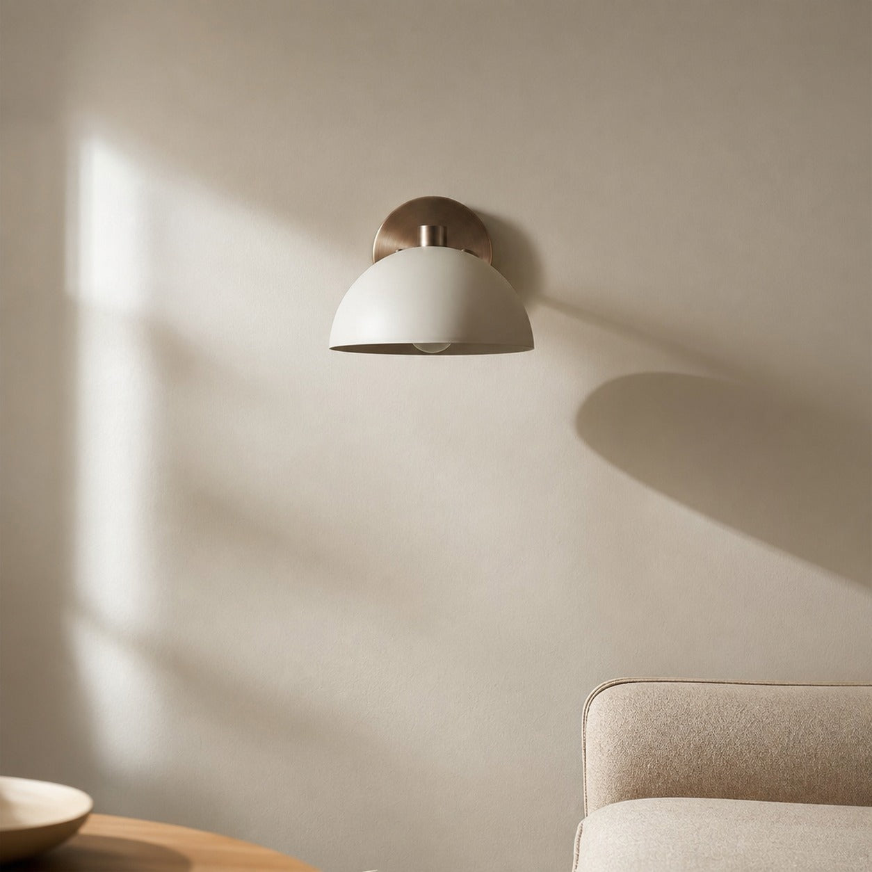 Metio Dome Decorative Wall Sconce Light - Elegant Indoor Lighting Fixture