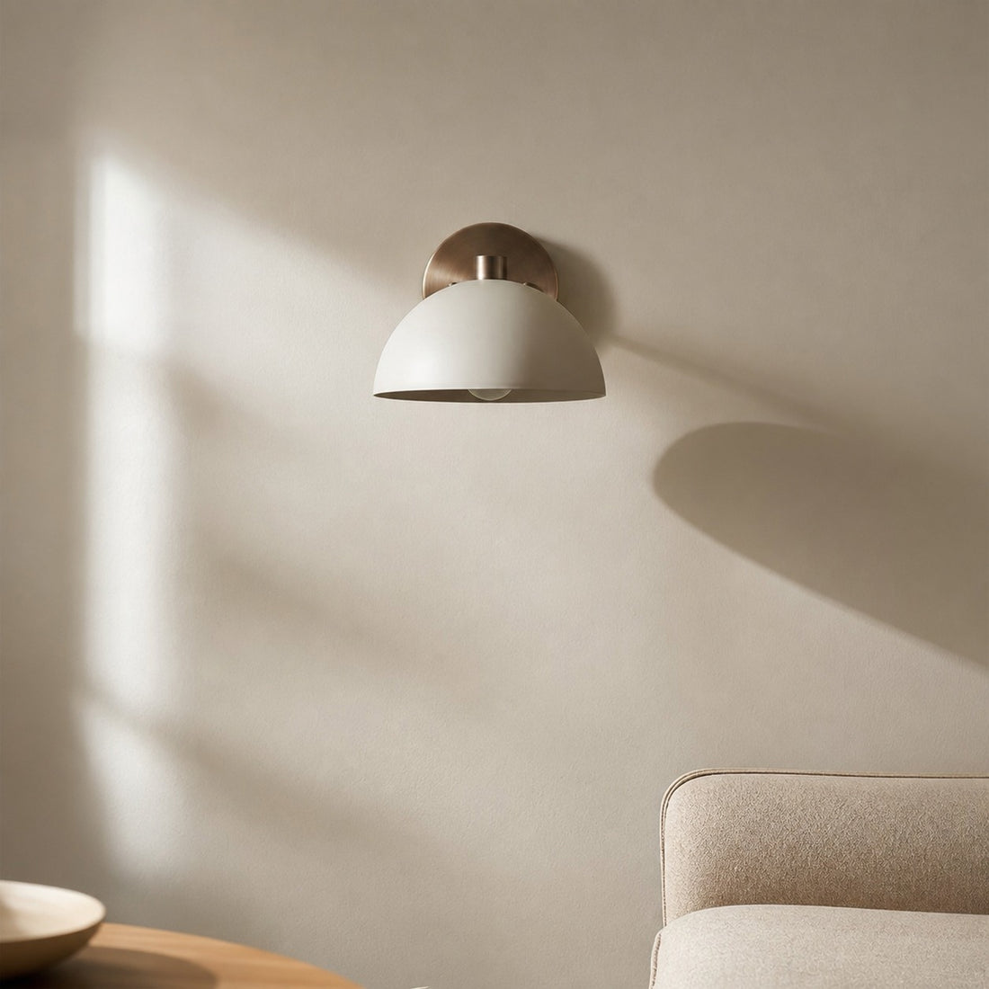 Metio Dome Decorative Wall Sconce Light - Elegant Indoor Lighting Fixture