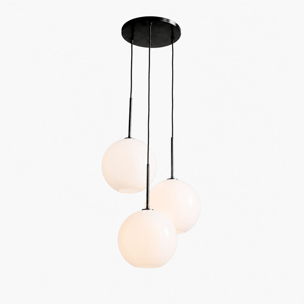 Selvion Minimalist Crystal Chandelier - Handcrafted Glass Sculptural Lighting Fixture
