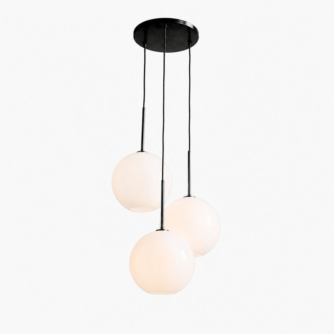 Selvion Minimalist Crystal Chandelier - Handcrafted Glass Sculptural Lighting Fixture