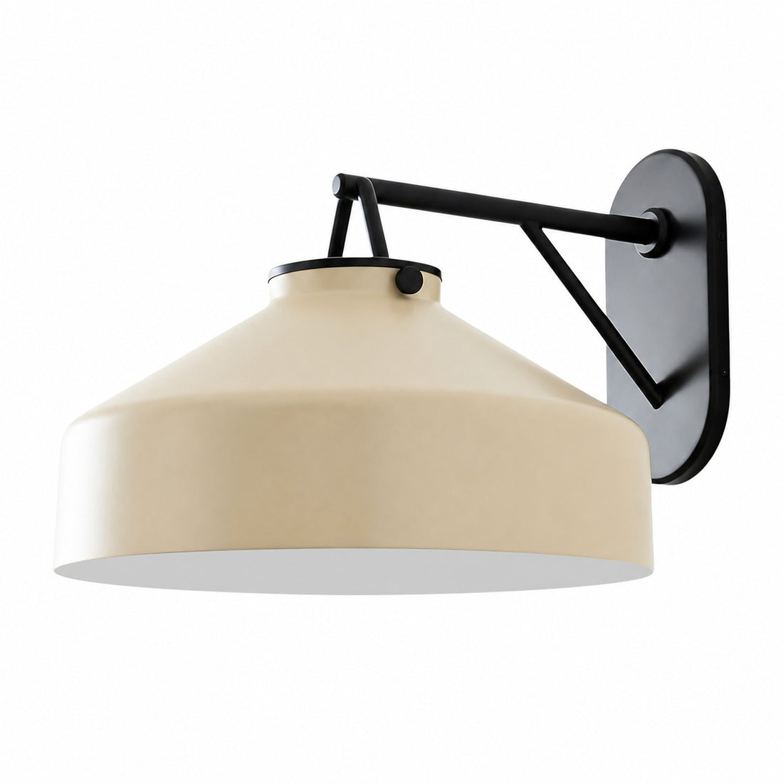 Hanton Minimalist Outdoor Wall Light - Matte Metal Industrial Sconce for Modern Spaces