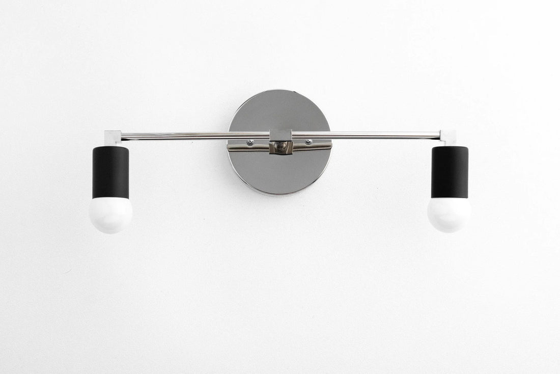 Mobilux Line industrial Bathroom Vanity Light - Minimalist Wall Sconce - Elegant Fixture
