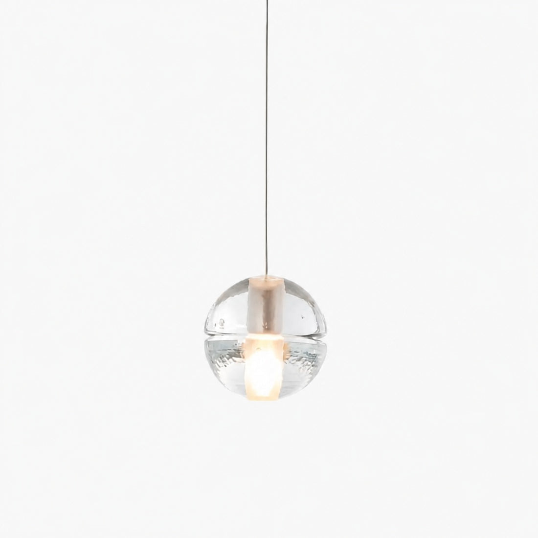 Lorivo Decorative Crystal Sphere Pendant Light Starry Visual for Lounge Areas