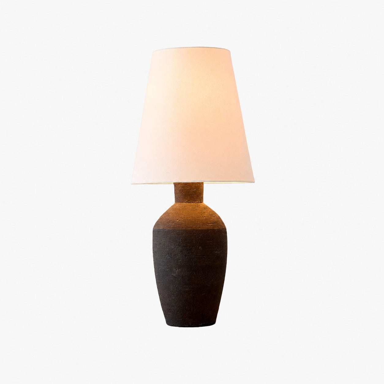 Ceruna Modern Ceramic Table Lamp – Sculptural Body Clean Finish for Entryway and Lounge