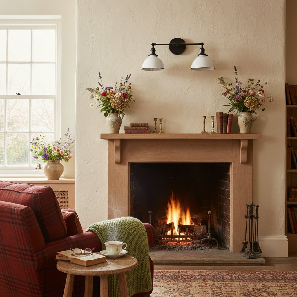 Conique Metal Dual Head Wall Fixture with Classic Shades – Industrial Vanity Lamp