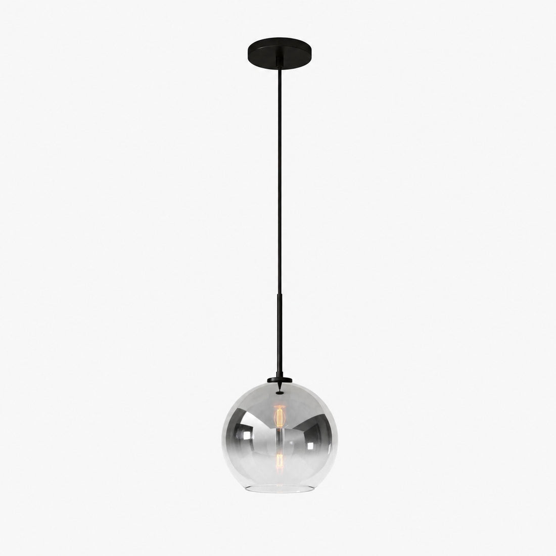 Selvion Sculptural Globe Pendant Light - Modern Glass Pendant Lamp - Sleek Design