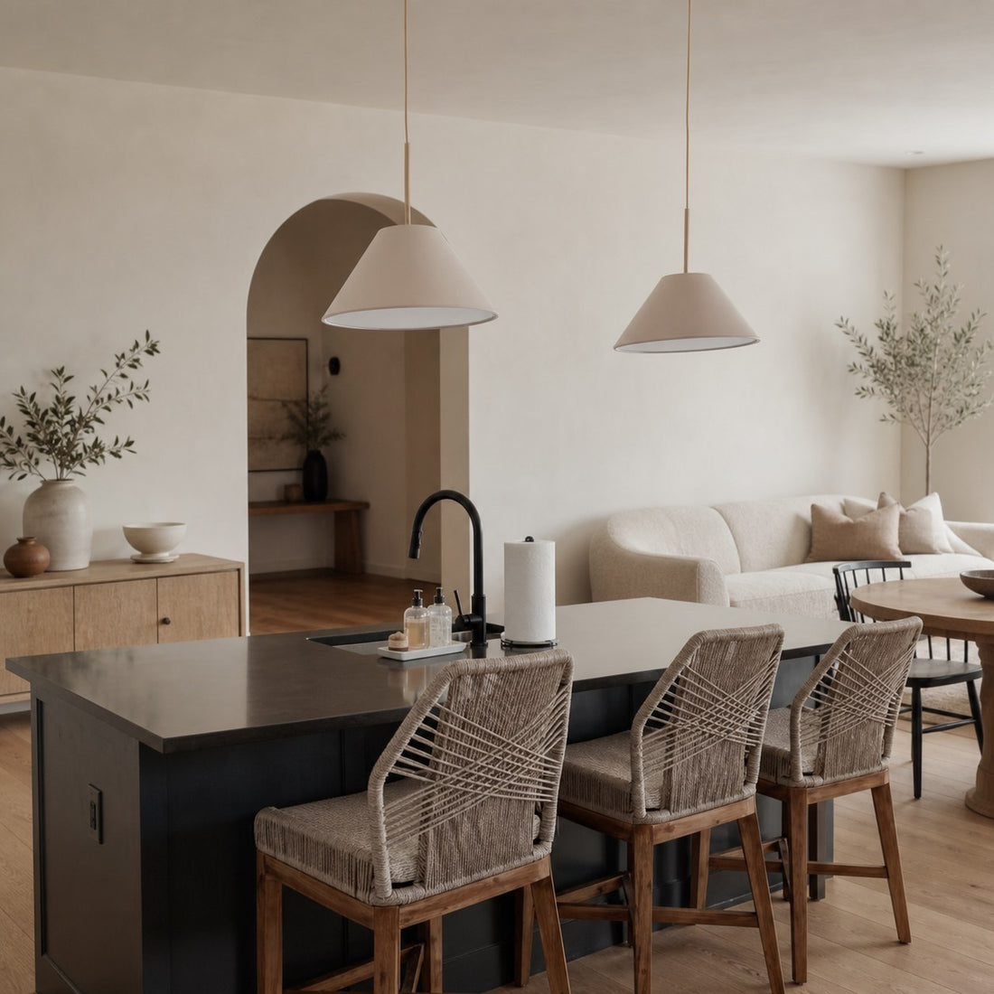 Conica Fabric Cone Pendant Light - Sculptural Modern Style for Cozy Spaces