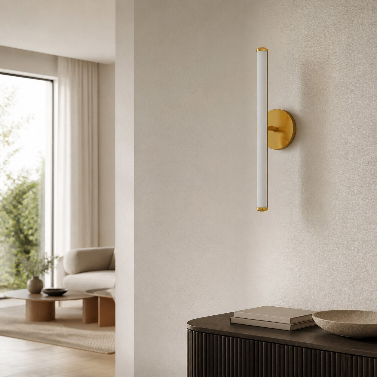 Voro Modern LED Wall Sconce - Metal Bathroom & Hallway Lighting Fixture