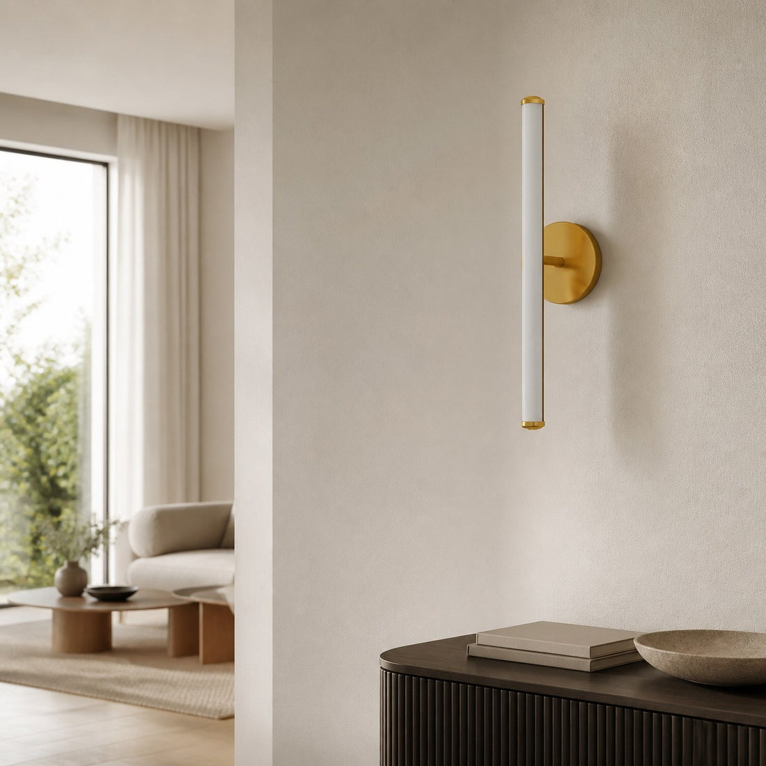 Voro Modern LED Wall Sconce - Metal Bathroom & Hallway Lighting Fixture