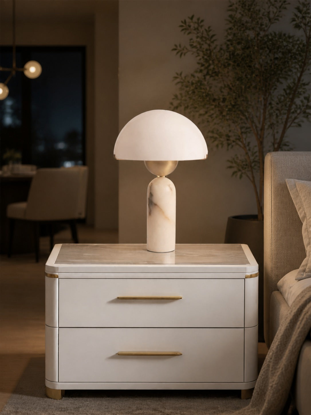 Peono Alabaster Table Lamp