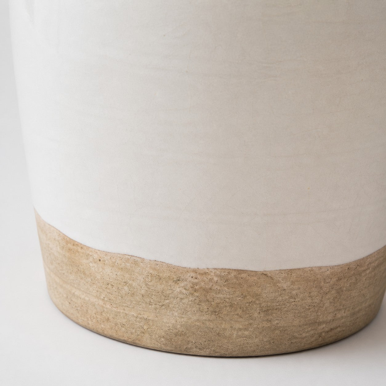 Mello Contemporary Table Lamp - Textured Ceramic Base for Living Room and Office