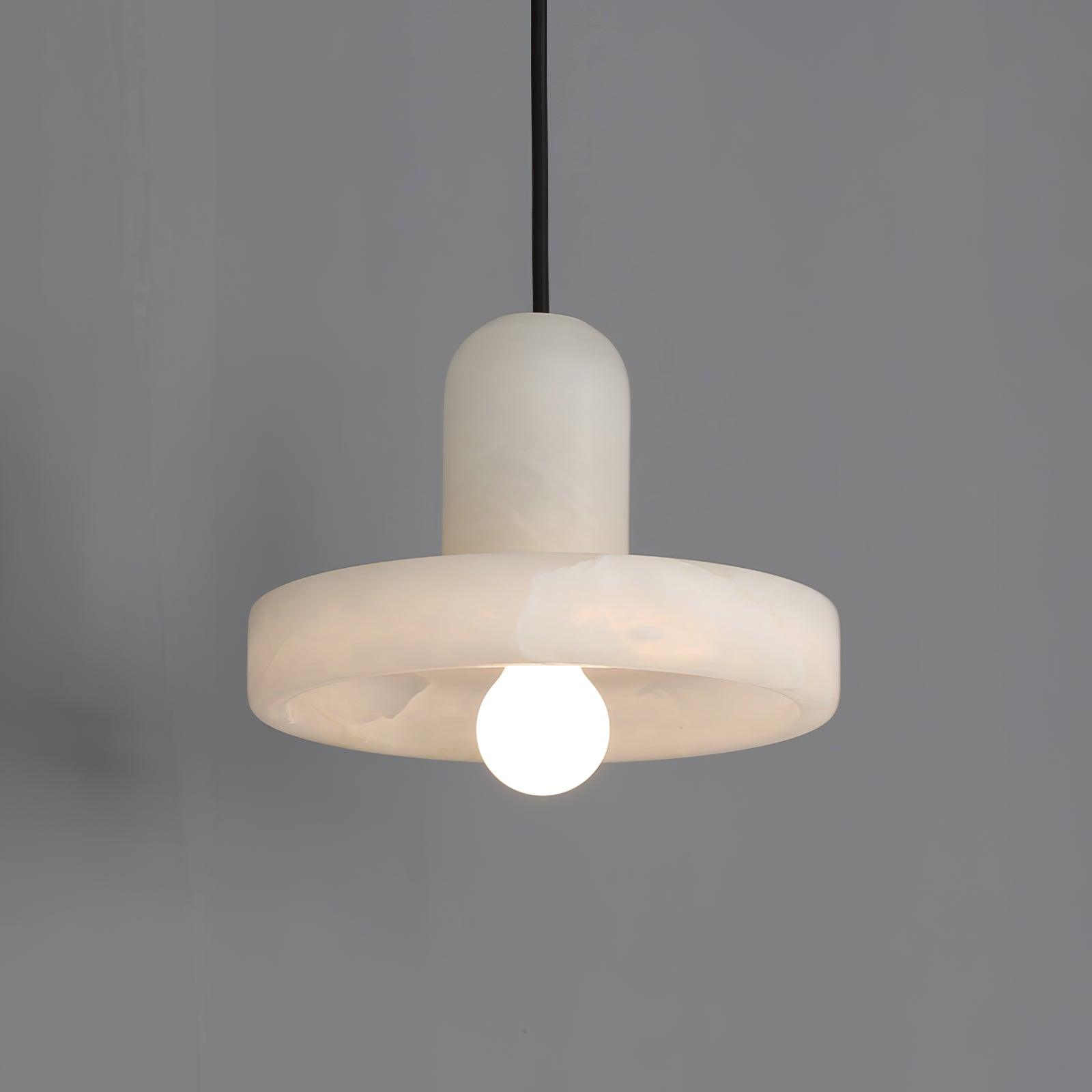 Elegant Creative White Alabaster Pendant Light