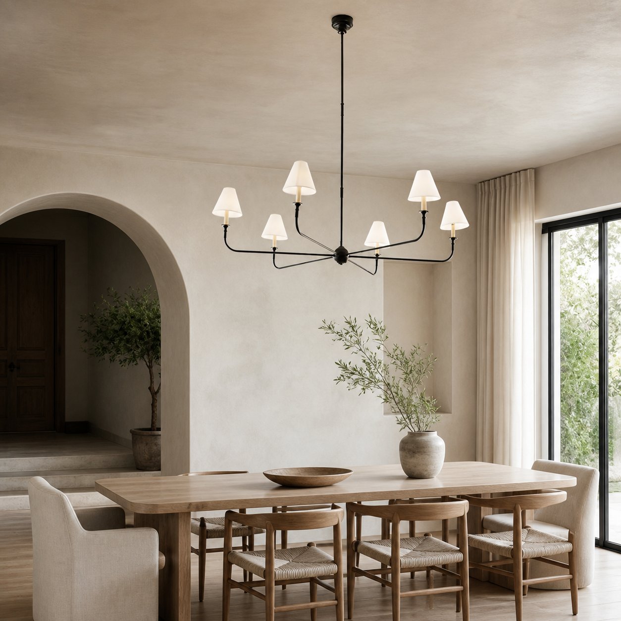 Piaf Grande Modern Industrial Metal Chandelier