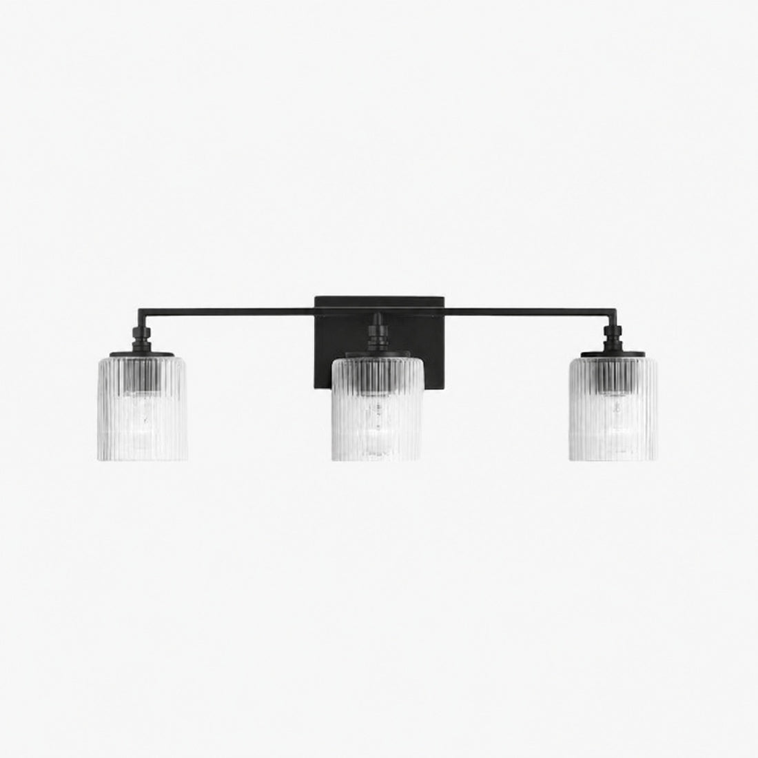 Lirra 3-Light Vanity Light Dimmable Glass Metal - Modern Design for Bathroom and Bedroom