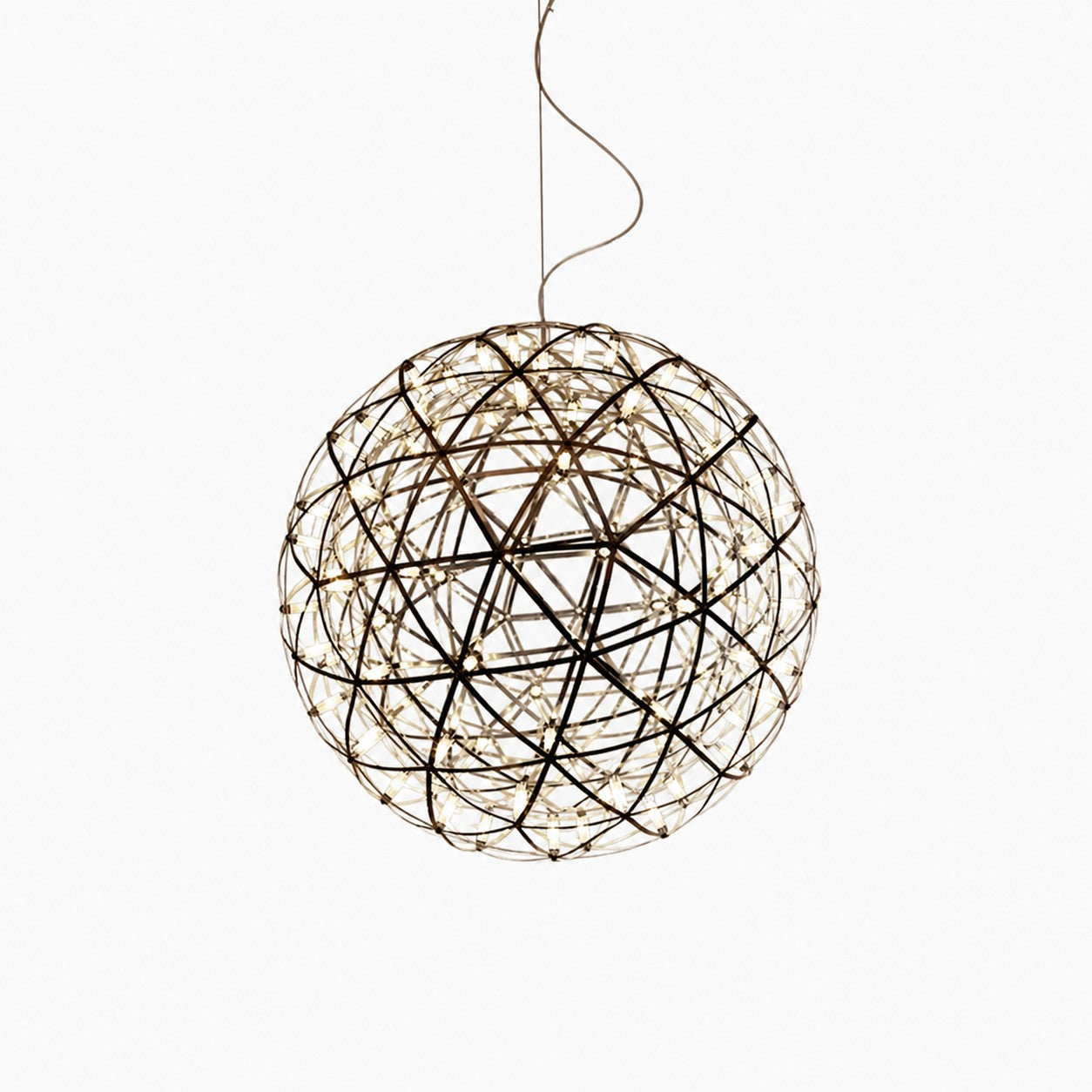 Silver Spark Ball Pendant Light