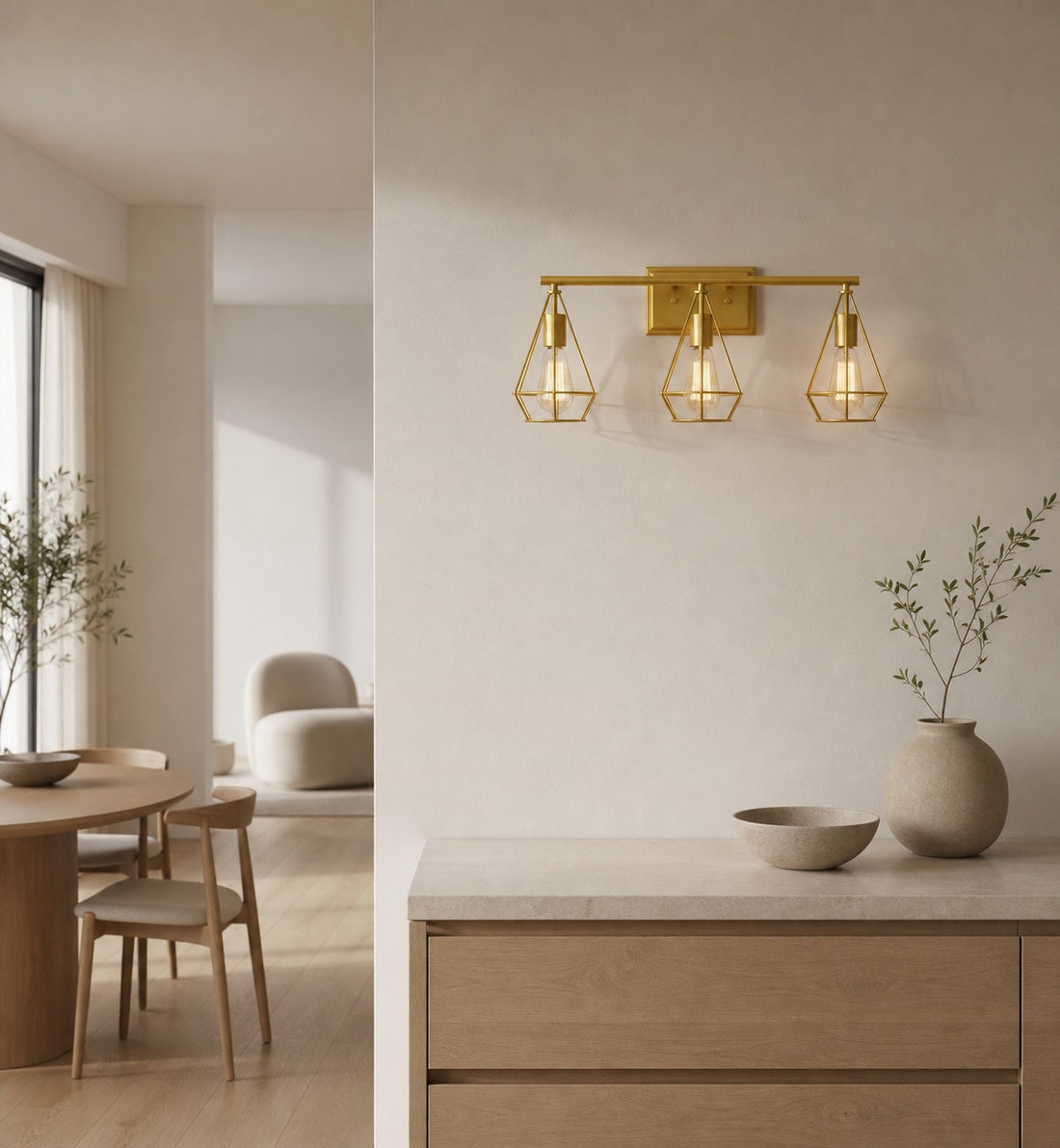 Solanivelo Retro Metal Wall Light with Diamond Hollow Shades for Kitchen Island