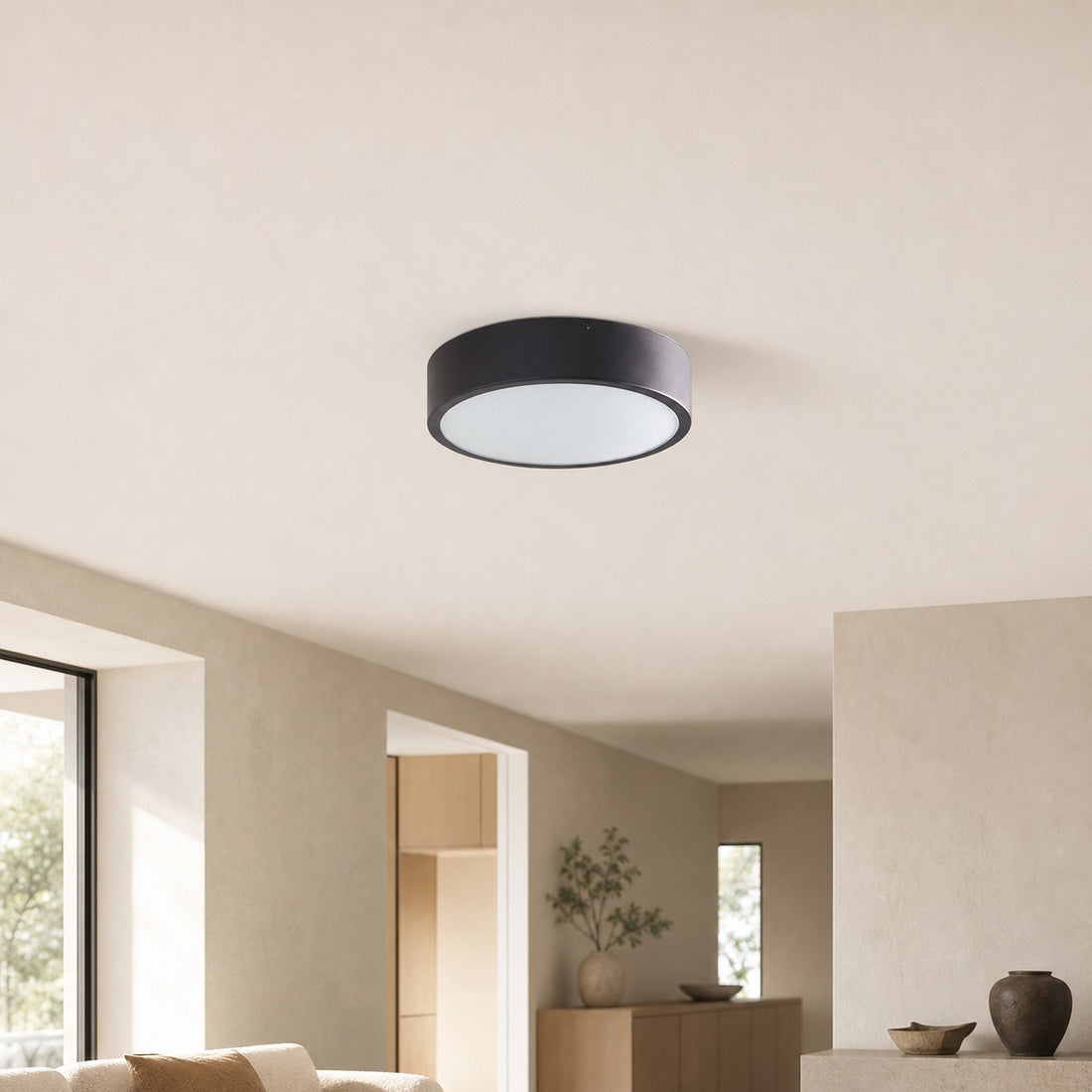 Crelina Minimalist Flush Mount Lighting - Modern Ceiling Fixture for Any Room