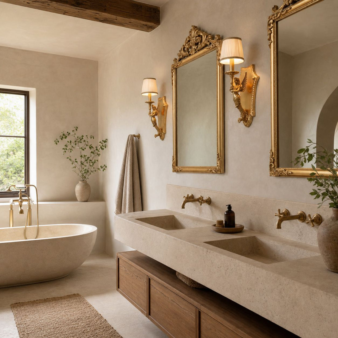 Caterina Brass Wall Lamp