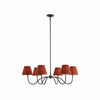 Luvora Modern Multi-Head Pleated Shade Chandelier - Stylish Fabric Ceiling Fixture