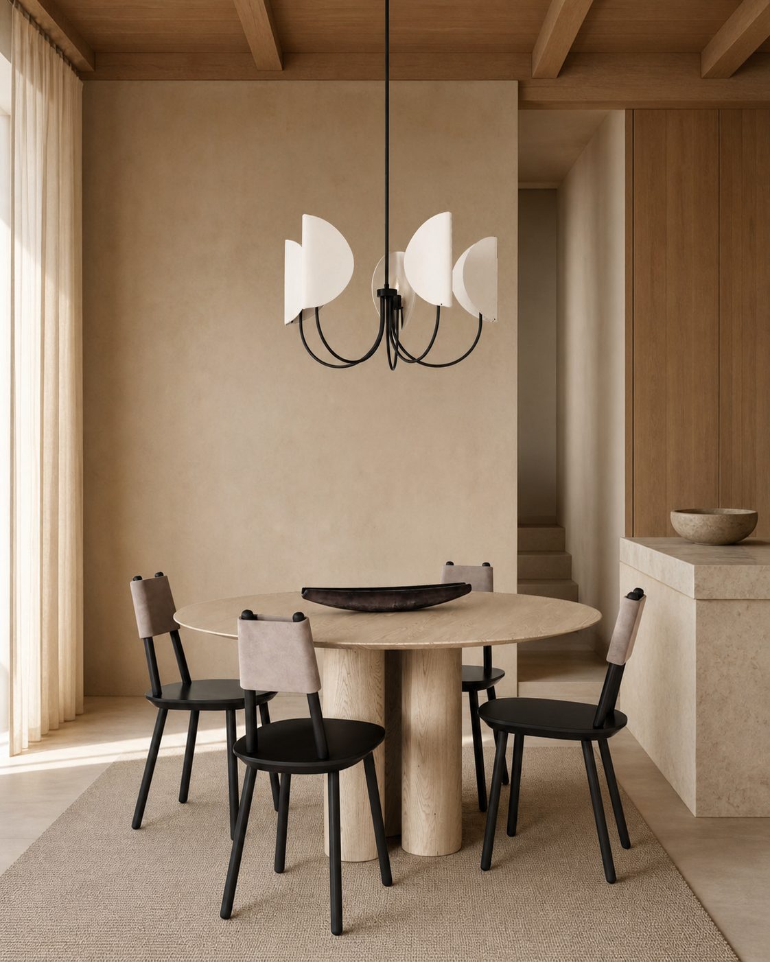Leaf Brass Chandelier