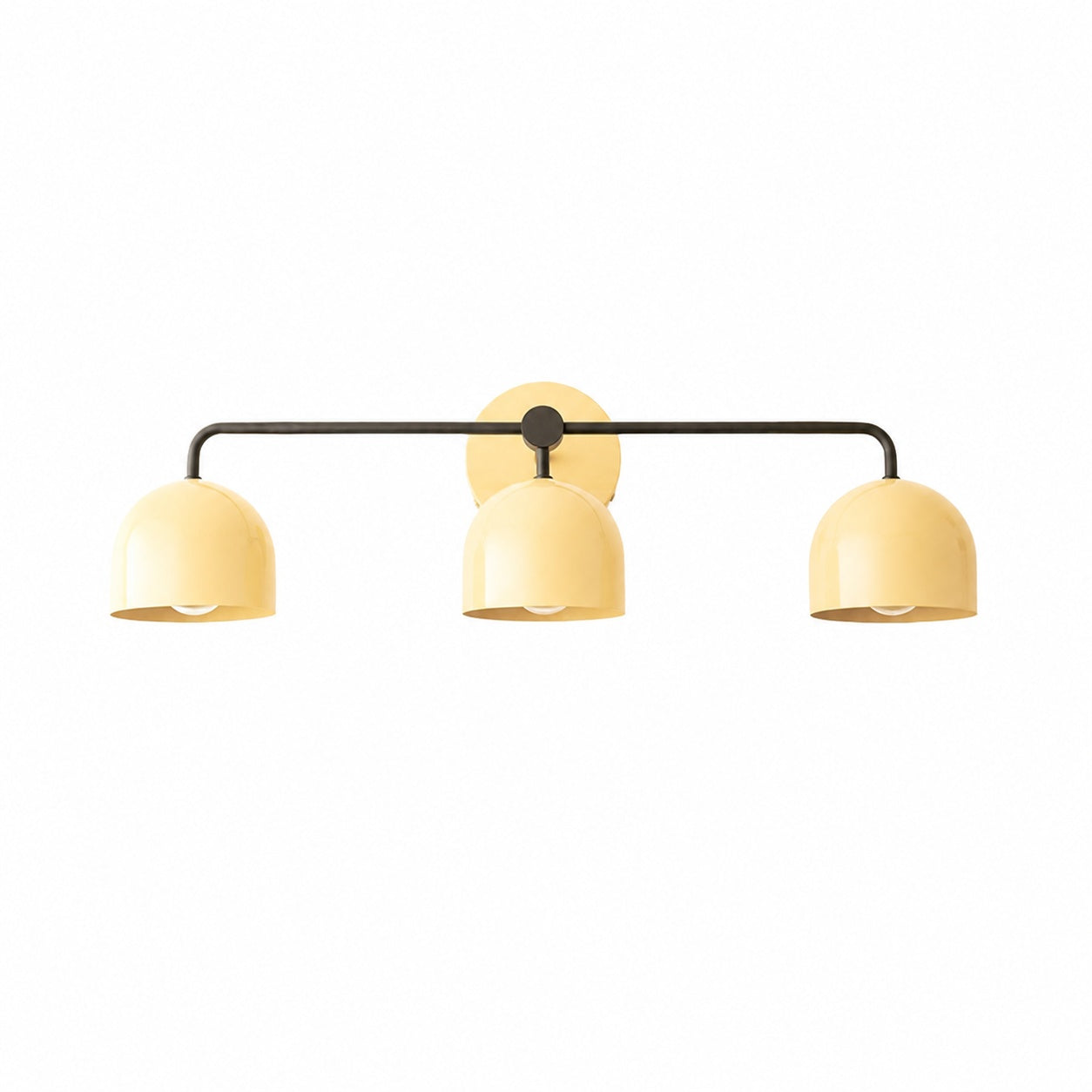 Metio Dome Farmhouse Vanity Wall Light Colorful Metal Sconce