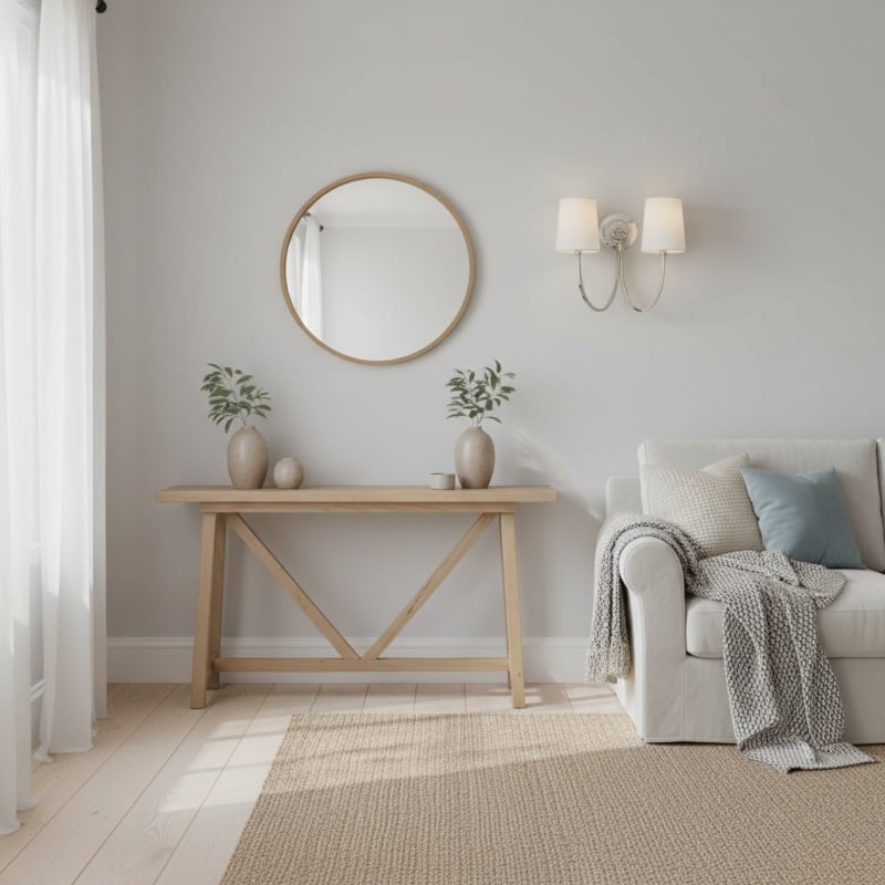 Roven Modern Double Wall Sconce with Curved Arms and Fabric Shades – Classic Accent Lighting for Bedroom